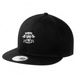 Raiders New Era Flat Bill Snapback Cap